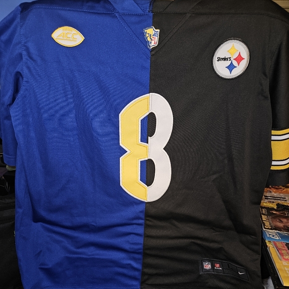 Custom Kenny Pickett Pittsburgh Steelers/Pitt Panthers jersey - Picture 1 of 4